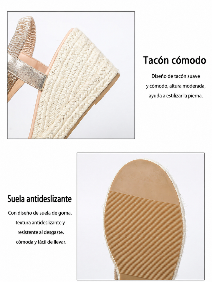 Aroa | handcrafted woven wedge sandals