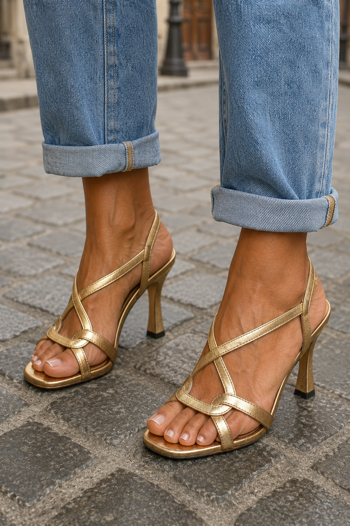 Cassie | Golden Summer Heels