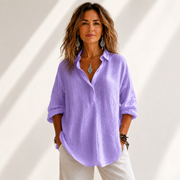 Maren Cotton Linen Blouse