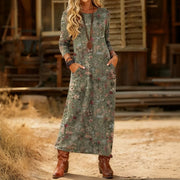 Liliana - Flattering Loose Draped Fit Dress