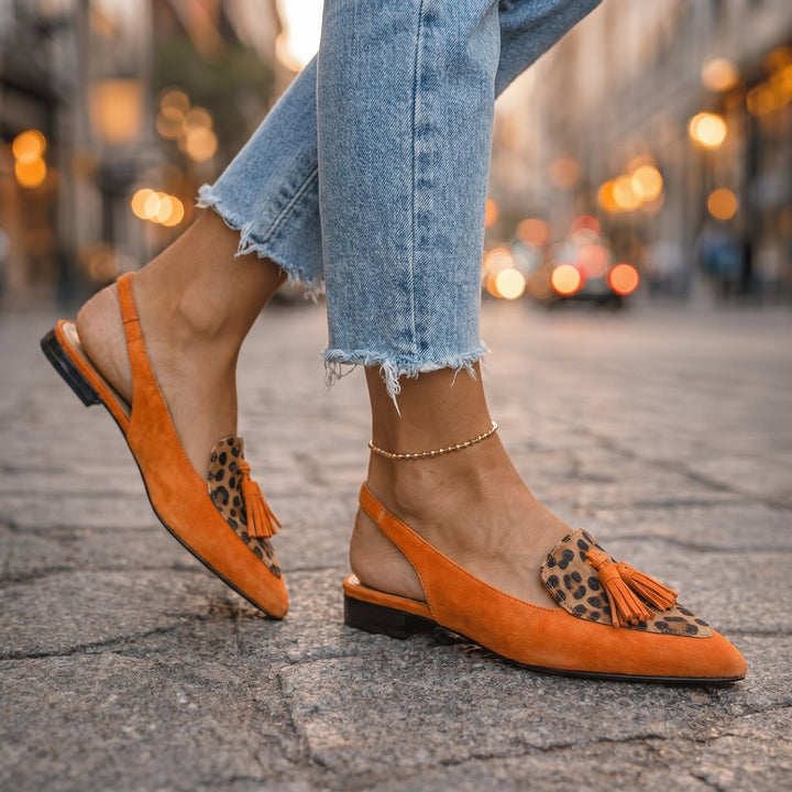Eliza™ | Women's Tassel Strap Flat Sandals