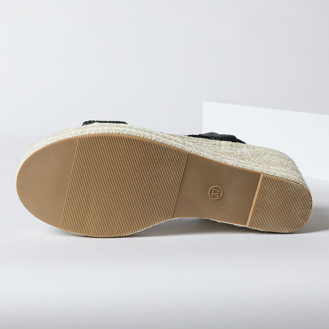 Aroa | handcrafted woven wedge sandals