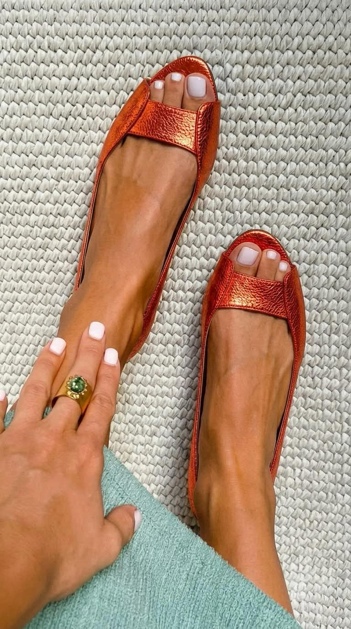 Adelina™ | Women's Metallic-Inspired Sandals
