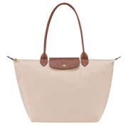 Large Foldable Nylon Bag, Paper White