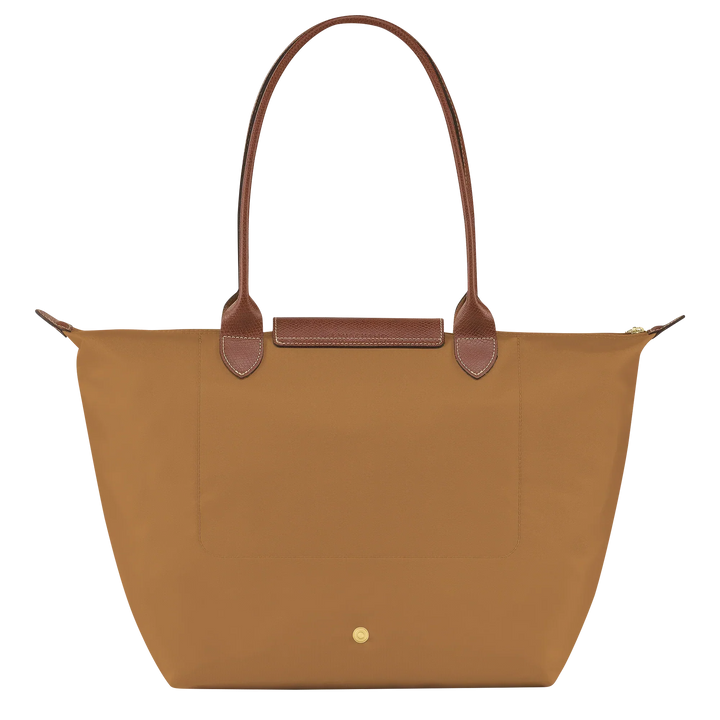 Large Foldable Nylon Bag, Fawn