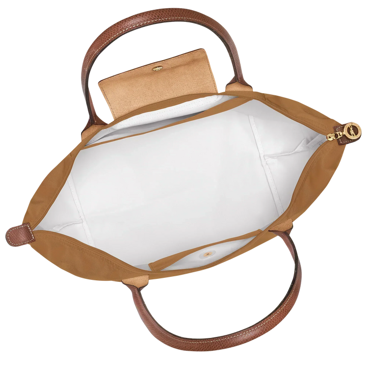 Large Foldable Nylon Bag, Fawn