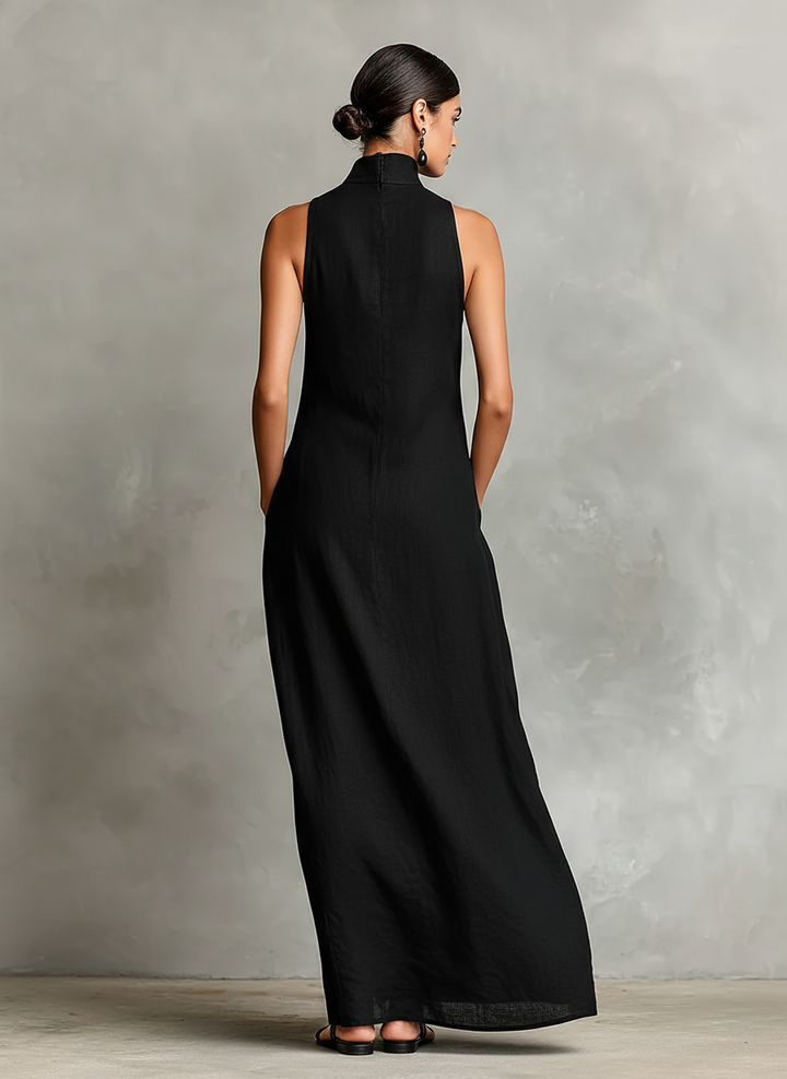 Nerina | Soft Turtleneck Maxi Dress