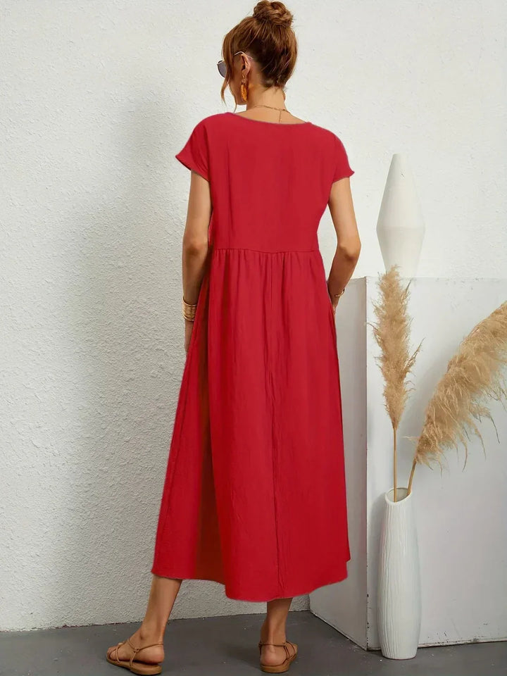 Ursina™ | Women's Fluid Midi Dress
