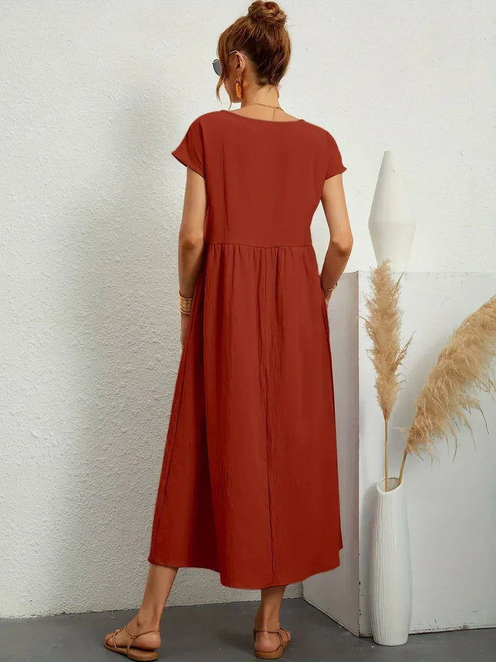 Ursina™ | Women's Fluid Midi Dress