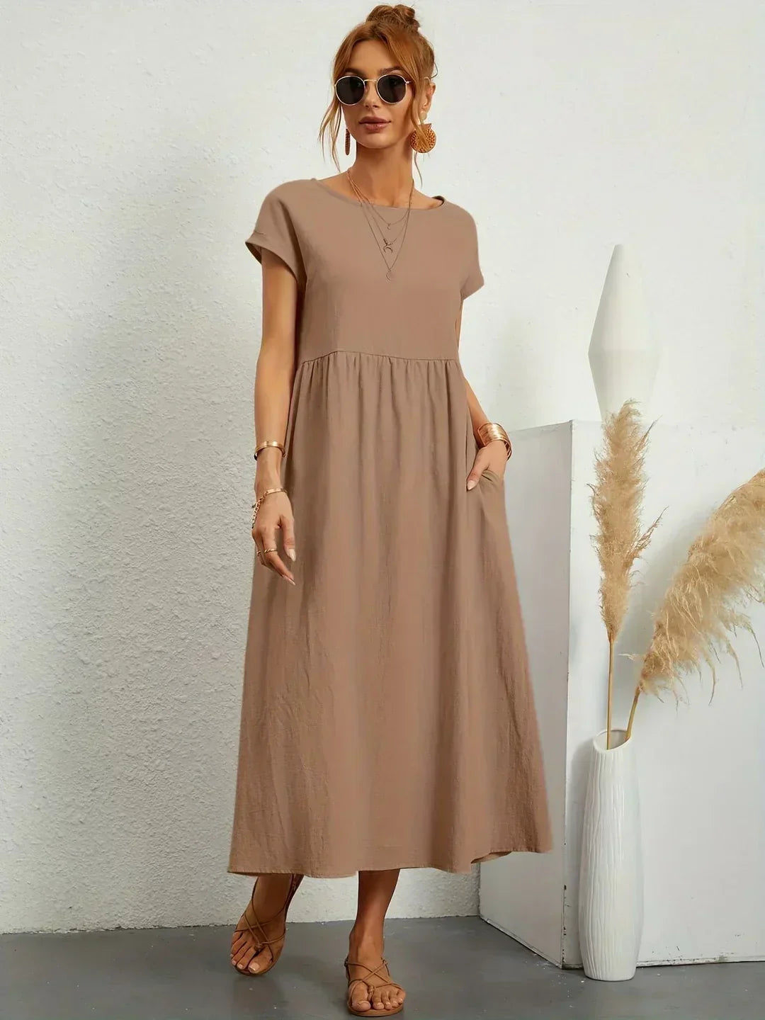 Ursina™ | Women's Fluid Midi Dress