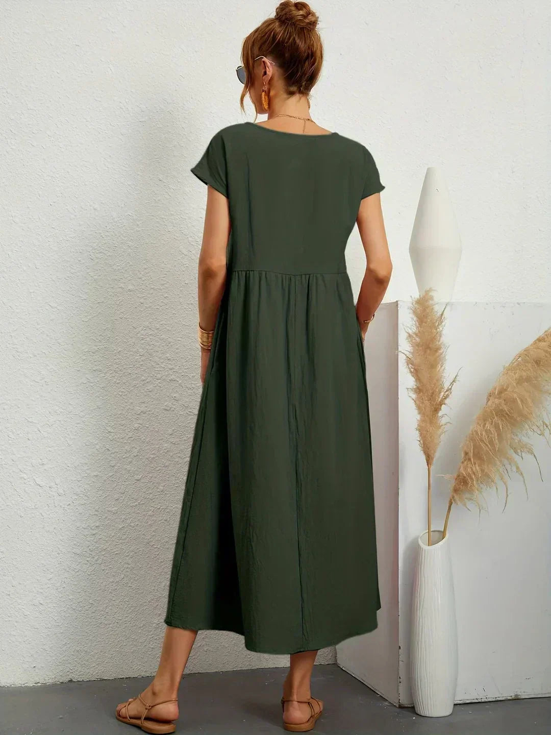 Ursina™ | Women's Fluid Midi Dress