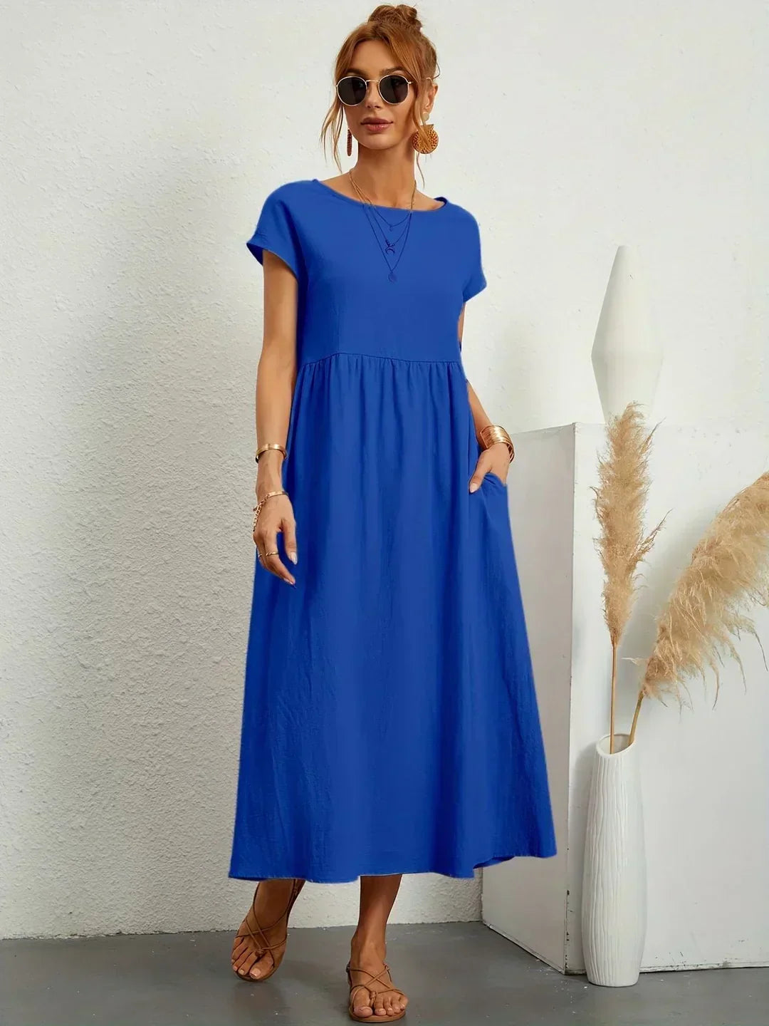 Ursina™ | Women's Fluid Midi Dress