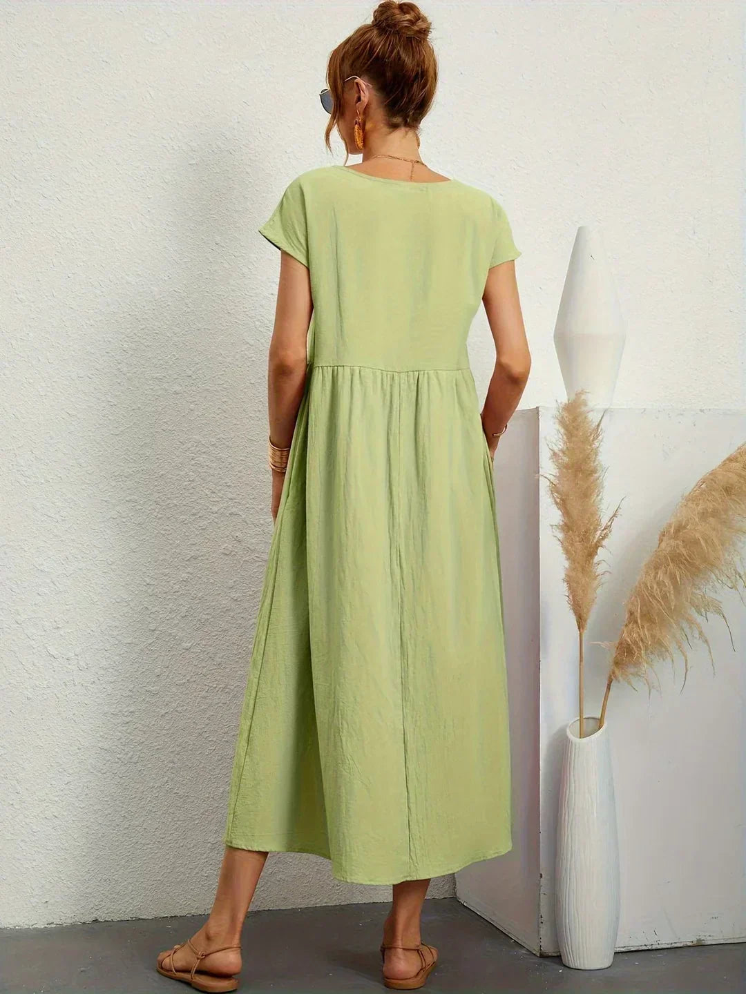 Ursina™ | Women's Fluid Midi Dress