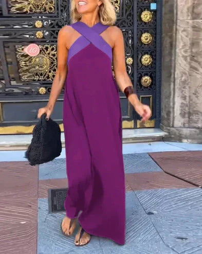 Quirine™ | Women's Wrap-Front Maxi Dress