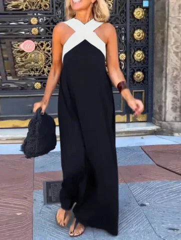 Quirine™ | Women's Wrap-Front Maxi Dress