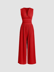 Charity™ | Sleeveless Wide-Leg Jumpsuit