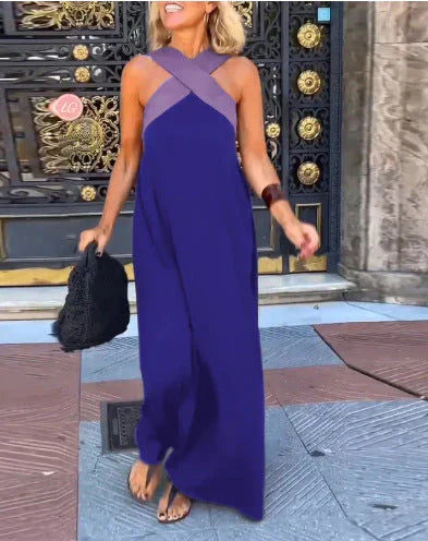 Quirine™ | Women's Wrap-Front Maxi Dress