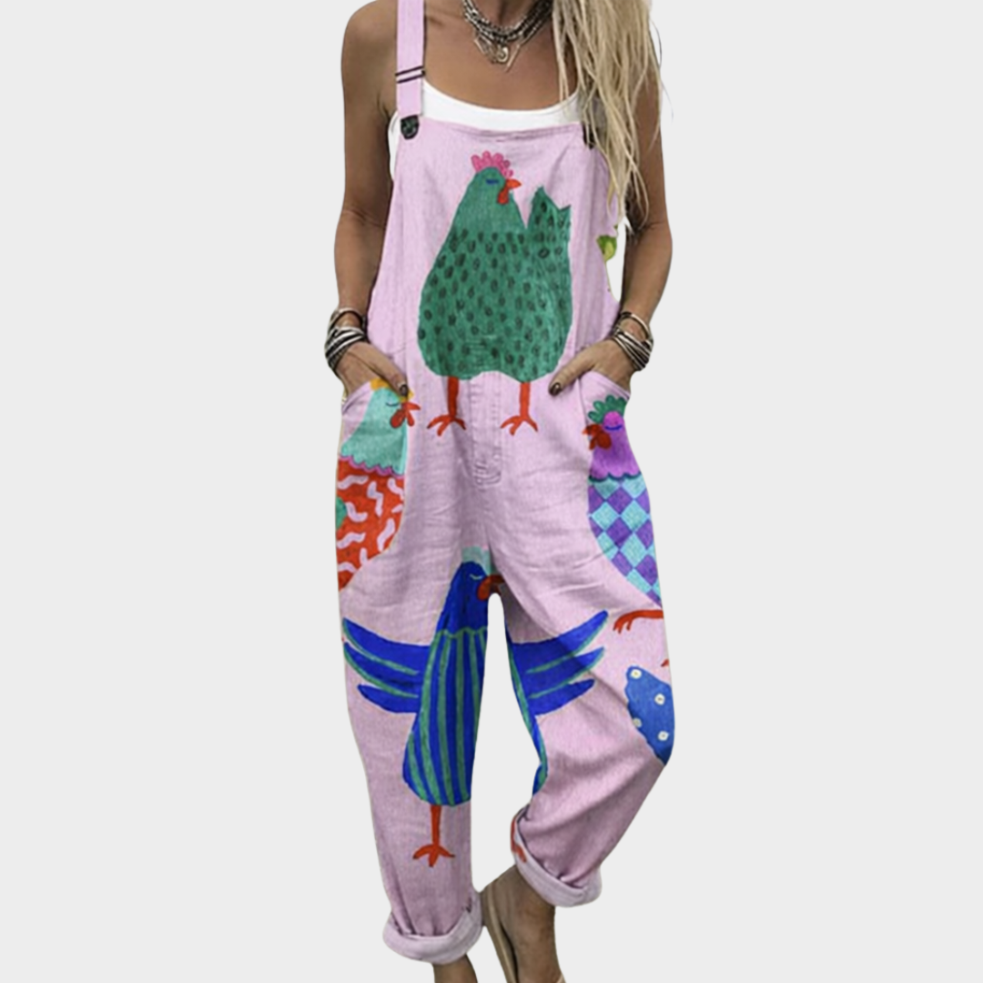 Comforta™ | Women's Printed Overalls