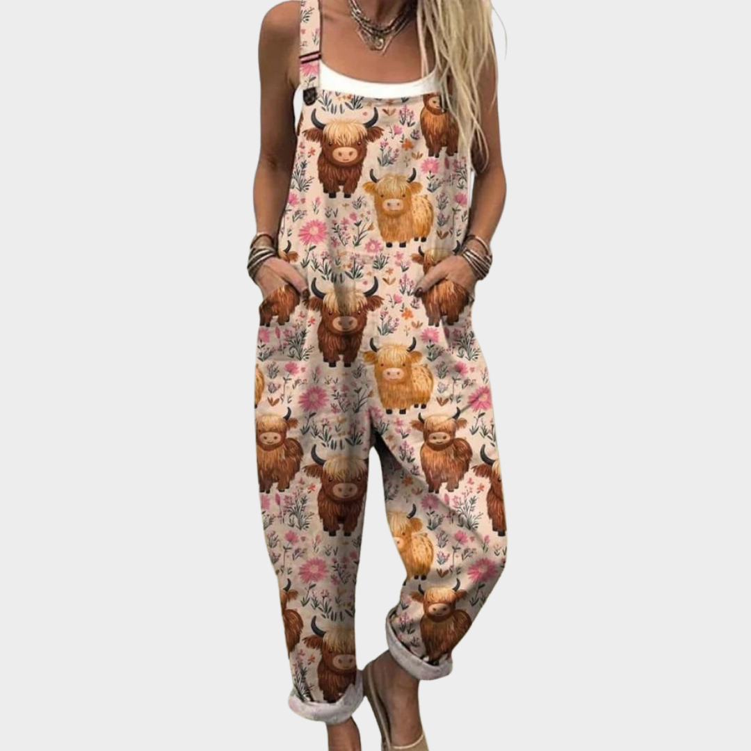 Comforta™ | Women's Printed Overalls