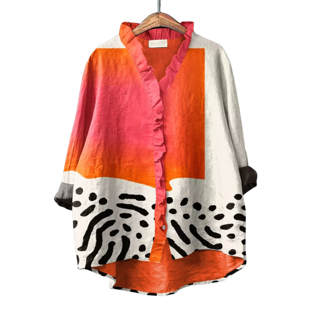 Rowena™ | Women's Artistic Print Blouse