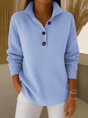 Florence™ | V-Neck Polo Sweater