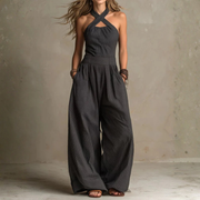 Colette™ | Fluid Open-Back Jumpsuit