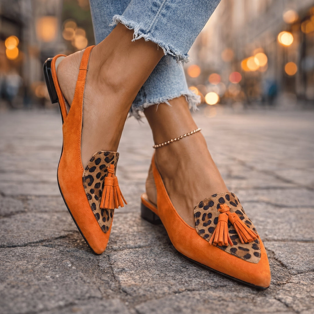 Eliza™ | Women's Tassel Strap Flat Sandals