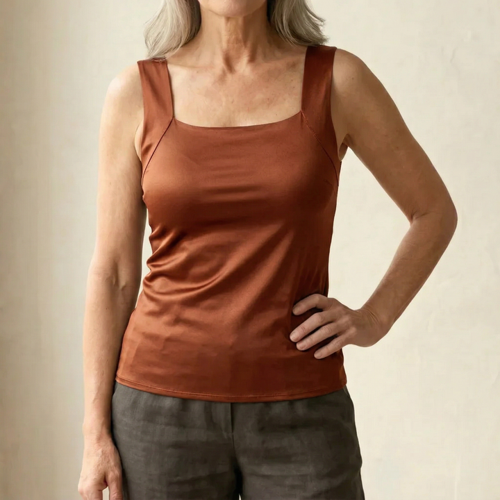 Roxanne™ | Built-In Comfort Bra Tank Top