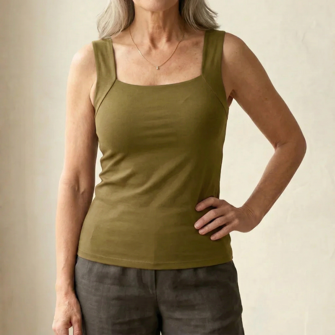 Roxanne™ | Built-In Comfort Bra Tank Top