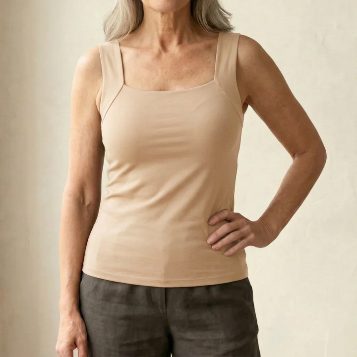 Roxanne™ | Built-In Comfort Bra Tank Top