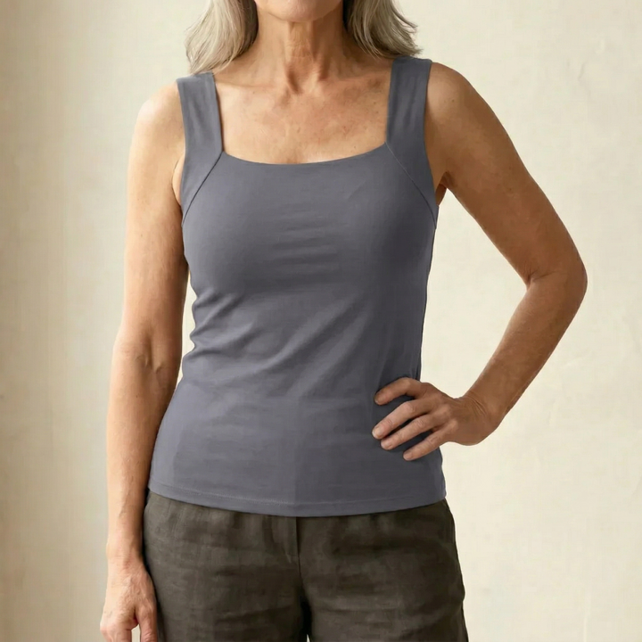 Roxanne™ | Built-In Comfort Bra Tank Top
