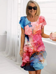 Adèle – Flowing, Elegant Dress with Ruffles