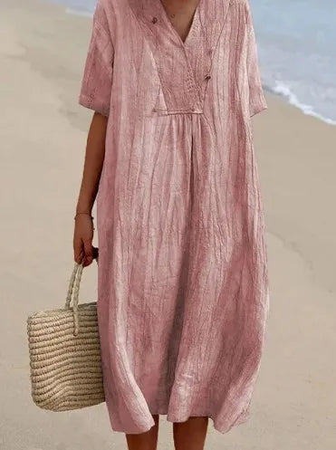 Silvana™ | Women's Relaxed Textured Maxi Dress