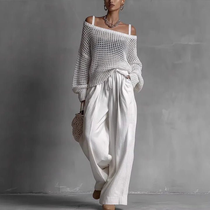 Claribel™ | Off-Shoulder Wide-Leg Set
