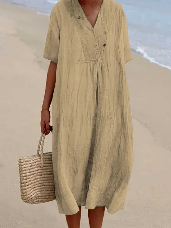 Silvana™ | Women's Relaxed Textured Maxi Dress