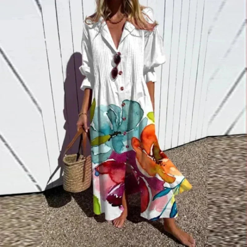Soleil™ | Women's Boho Maxi Dress