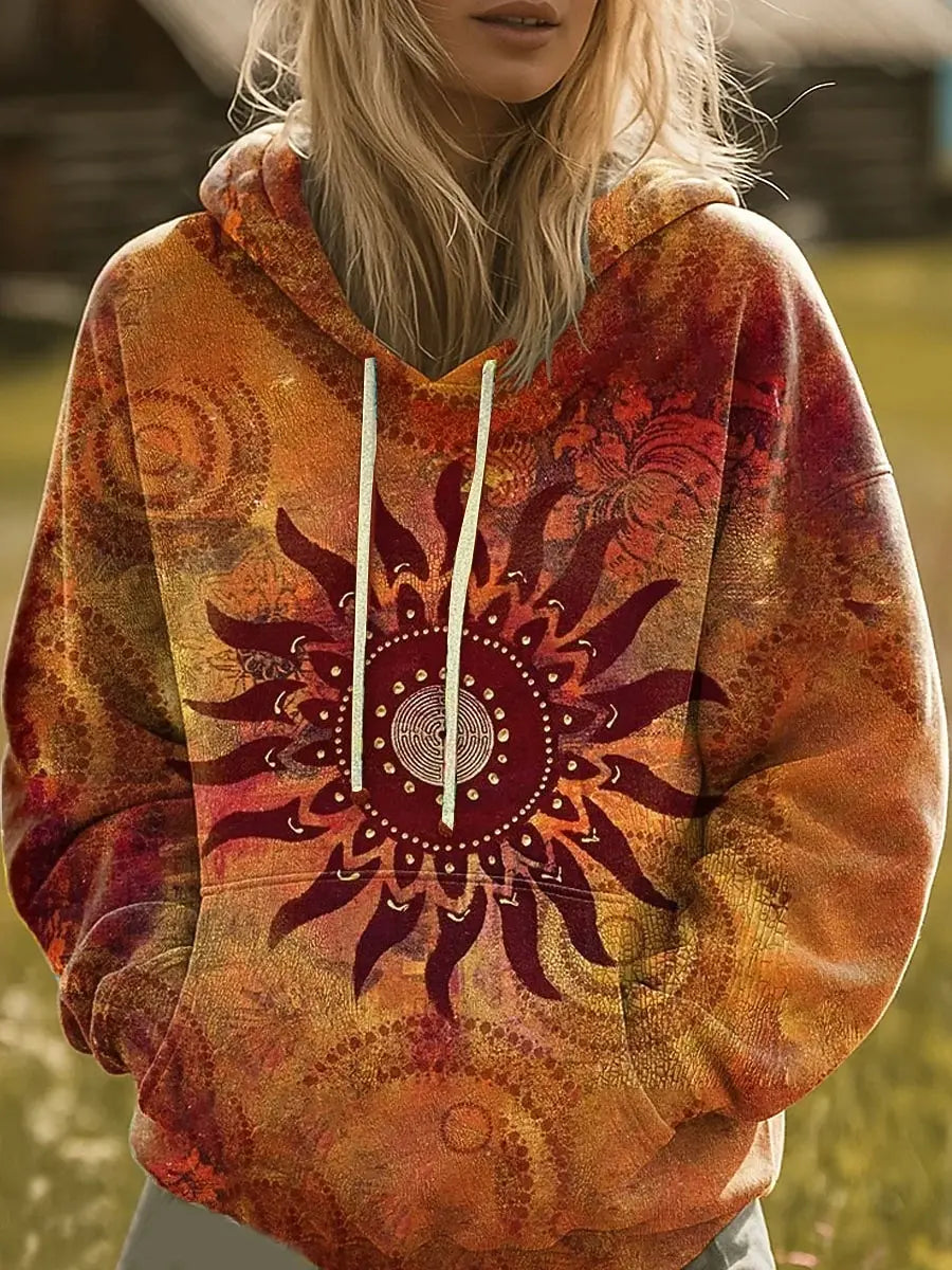 Beatrix | Sunburst Graphic Hoodie
