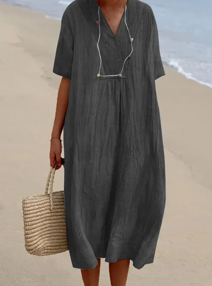 Silvana™ | Women's Relaxed Textured Maxi Dress