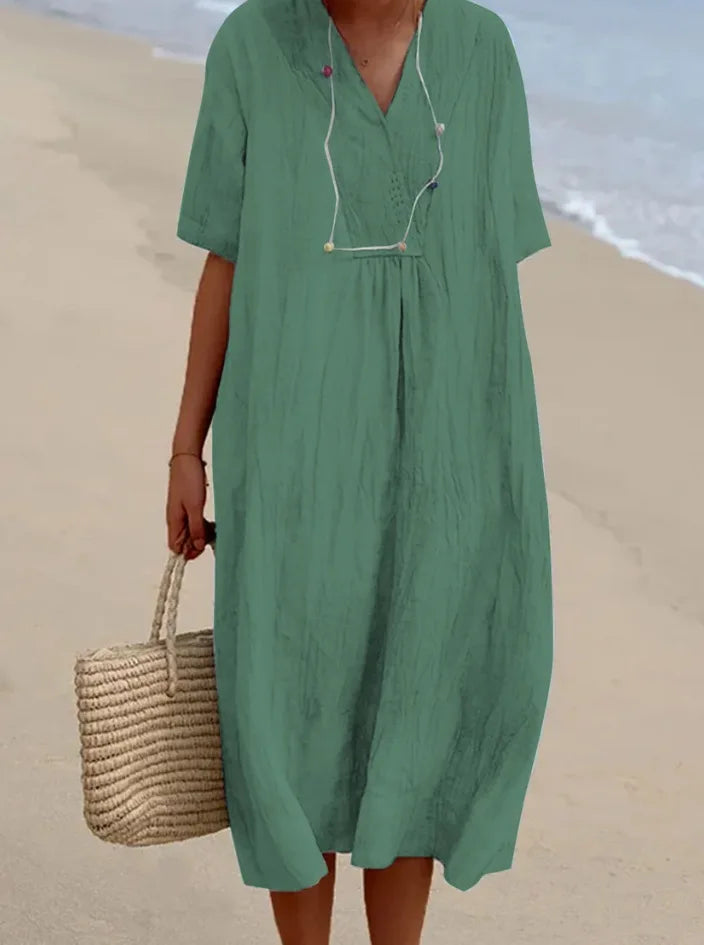 Silvana™ | Women's Relaxed Textured Maxi Dress