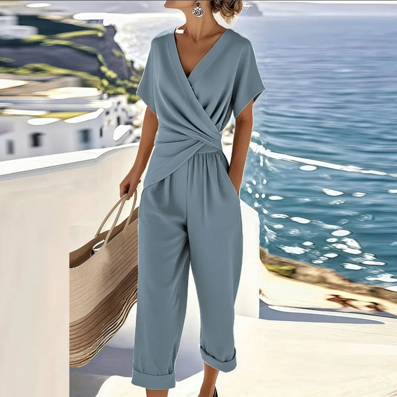 Andrea Wrap Two-Piece Set