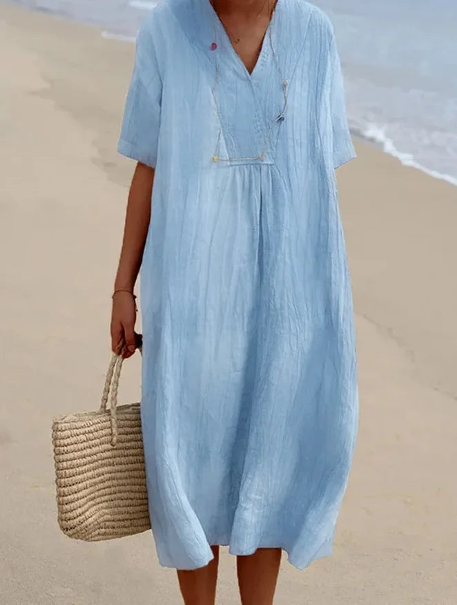 Silvana™ | Women's Relaxed Textured Maxi Dress