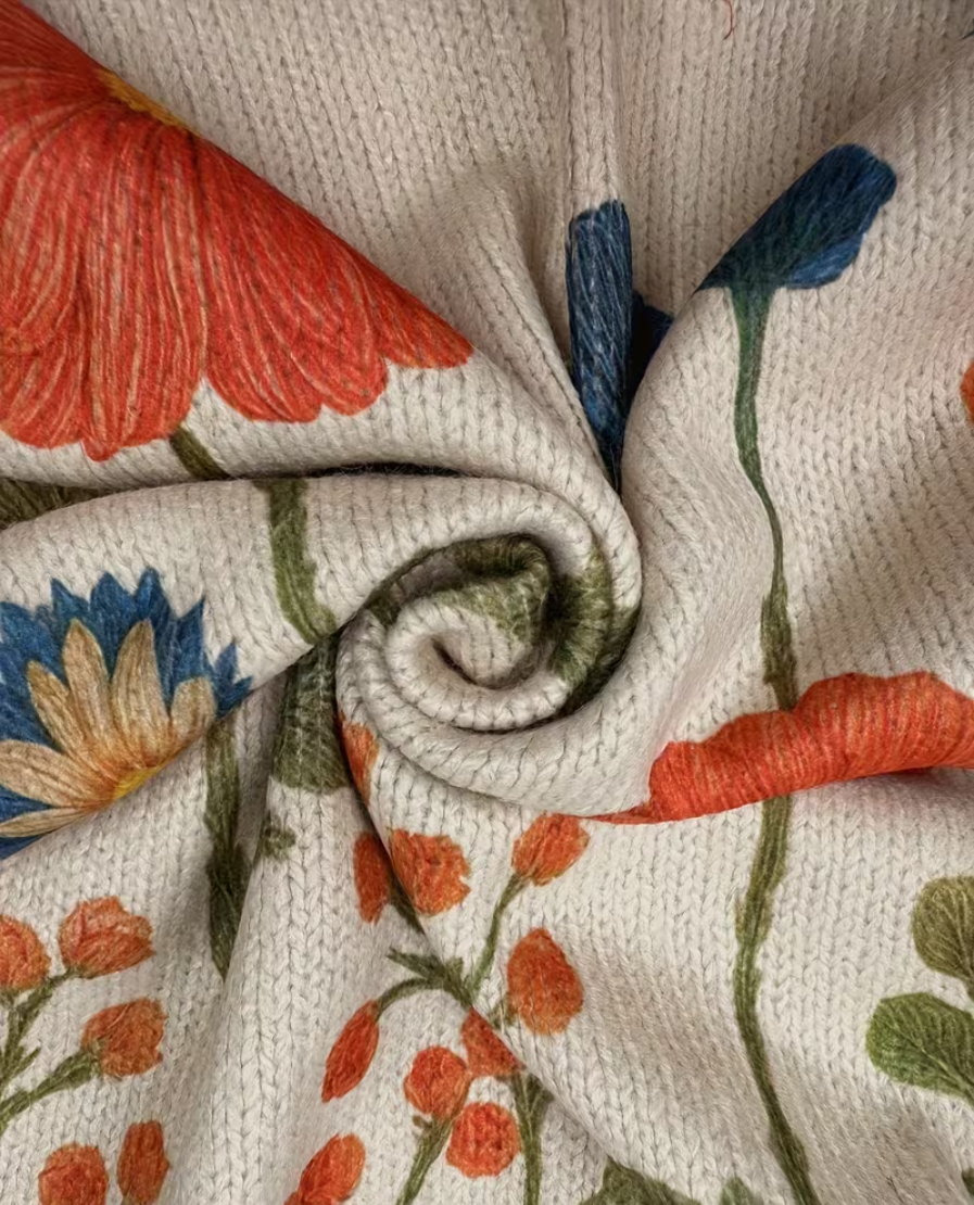 Wrenna™ | Wildflower Meadow Zip Cardigan
