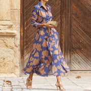 ÉLISE | ELEGANT LONG DRESS WITH LONG SLEEVES
