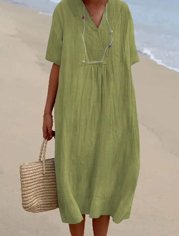Silvana™ | Women's Relaxed Textured Maxi Dress