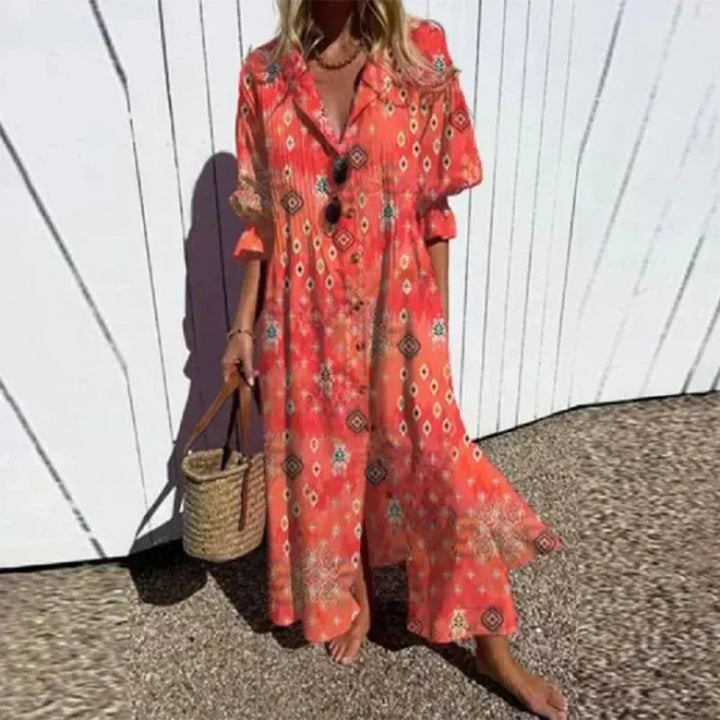 Soleil™ | Women's Boho Maxi Dress