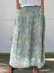 Daisy™ | Women's Floral & Bumble Bee Pocket Skirt-Pants