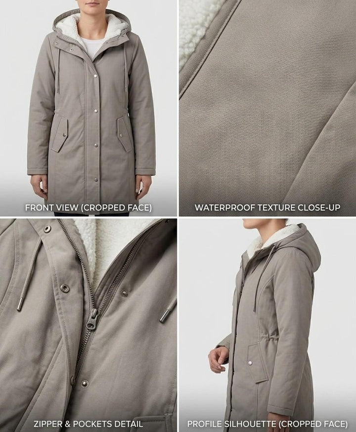 Vexley Cozy Hooded Weatherproof Coat