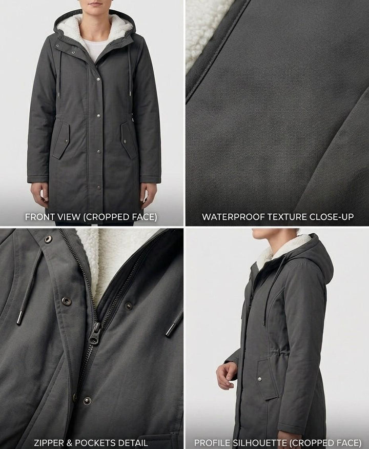 Vexley Cozy Hooded Weatherproof Coat