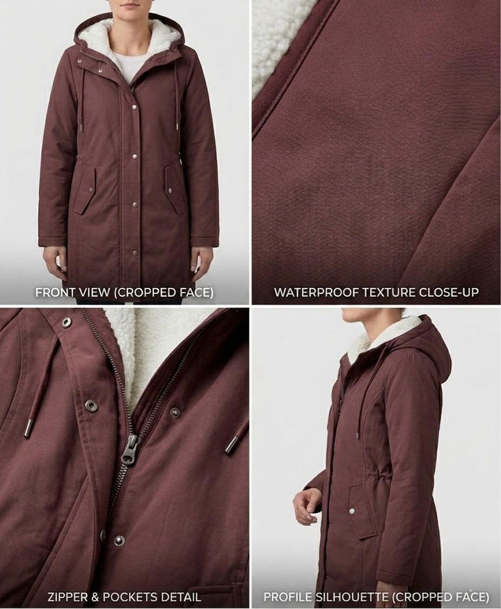 Vexley Cozy Hooded Weatherproof Coat