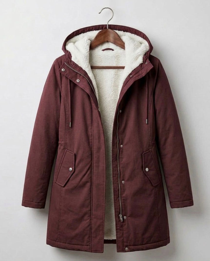 Minerva Cozy Hooded Weatherproof Coat